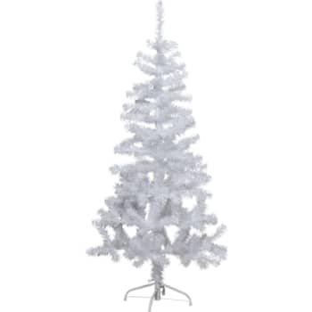 Star Trading Alvik hvidt Grantræ 150 cm med 80LED lys