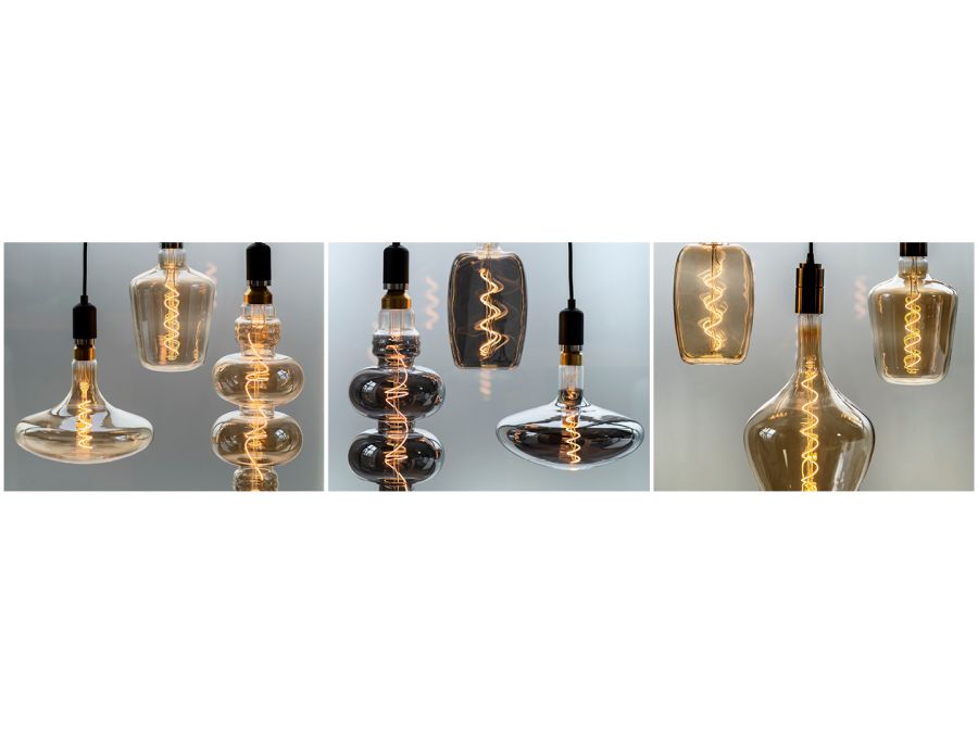LED filament "Art-Deco" 240V 4W, E27 (1900K) Guld, dæmpbar