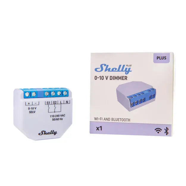 Shelly Plus 0-10V Dimmer - 0/1-10V styring