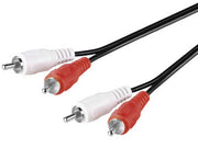 Phonokabel - 2 x RCA han til 2 x RCA han (1,5m)