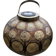 Marrakech lanterne, solcelle, Ø300, i metal