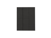 Gummifod - Sort selvklæbende 10x10x3,5mm (12 stk.)