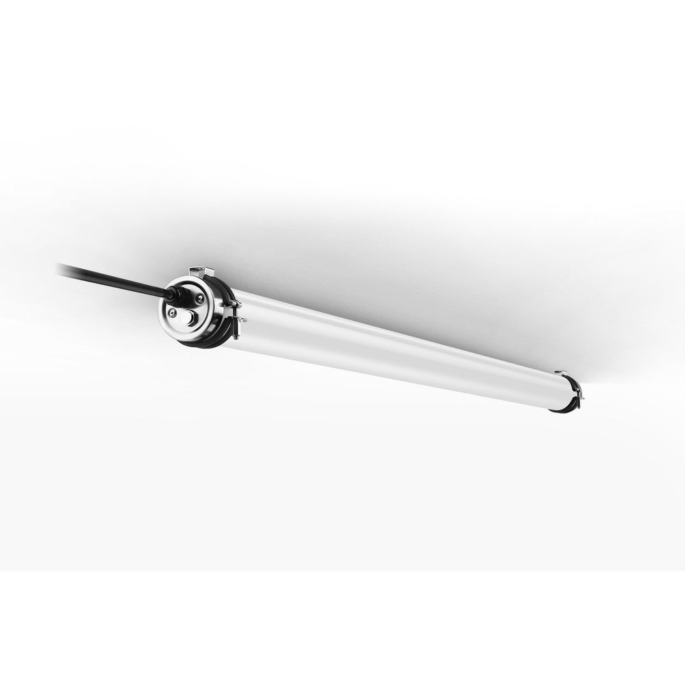 Dura66 60W LED armatur - 150 cm, IP66, Gennemfortrådet, IK10, 150lm/W