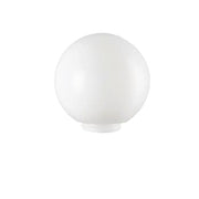 Skærm hvid, polyeten glob gevind 84,5 mm Ø200 mm højde 180 mm