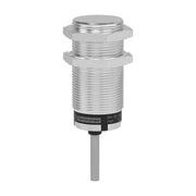 Kapacitive føler i metal skærmet. Størrelse = M30. Output: PNP NO. Sn = 10mm. 12..24VDC. 2 meter led