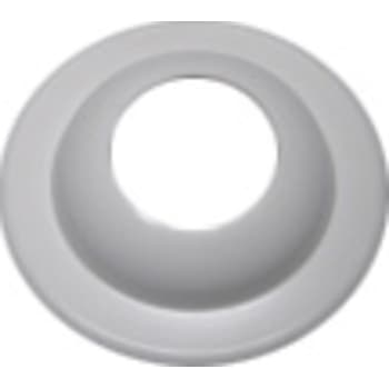 1" Plastbøsningskrave hvid