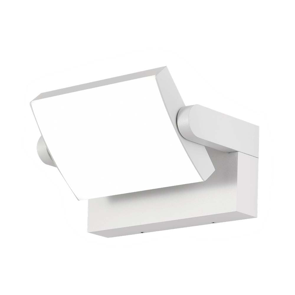 17W LED Væglampe - 3000K, Hvidt Hus, IP65, Effekt: 17W, 2520lm, RA80, IP65