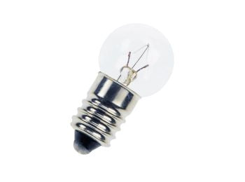 Dværglampe - 24V / 125mA / 3W Globe, E10 sokkel