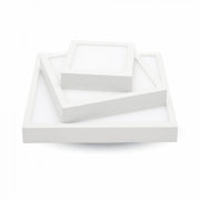 12W LED Panel, 3000K - Firkantet