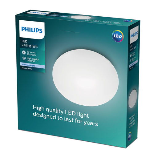 Suede ceiling lamp white 40K 4x2.4W