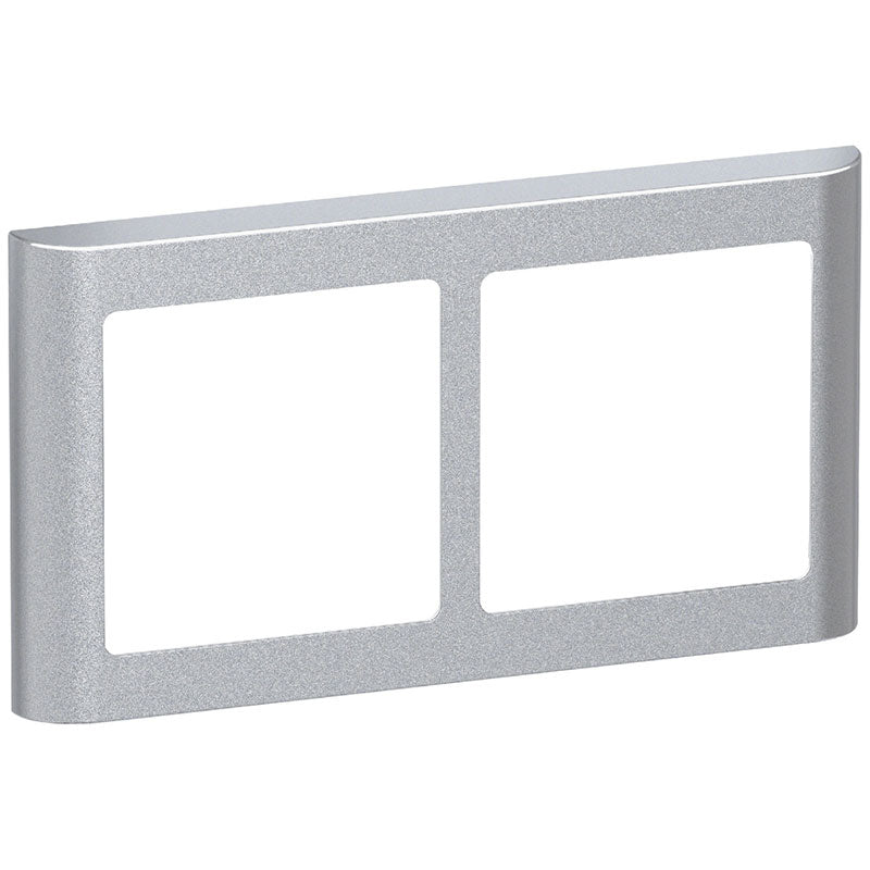 LK Fuga ramme SOFT 63 2x1m vandret - stålmetallic