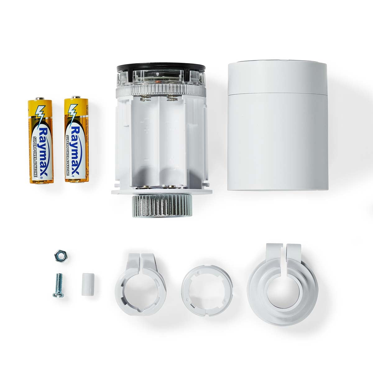 ZigBee Trådløs radiatortermostat - LCD, Hvid