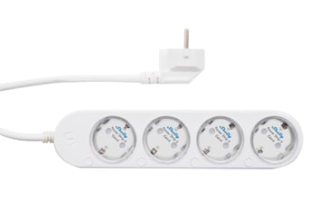 Shelly Power Strip Gen4 White - WiFi & Zigbee smart stikdåse