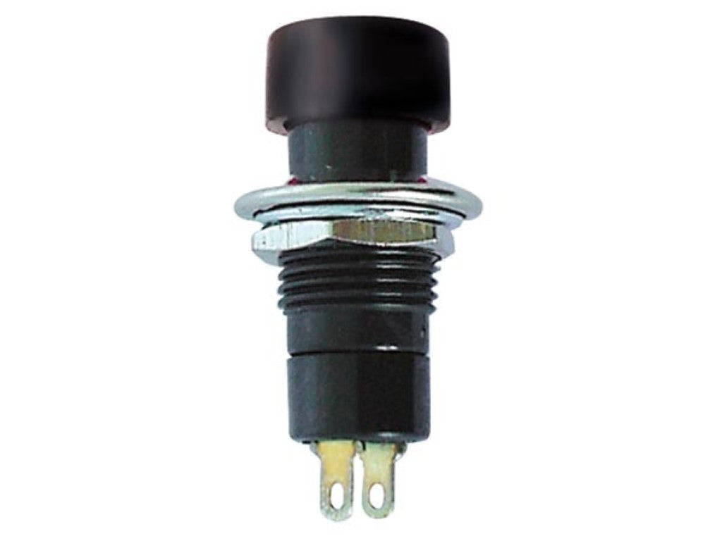 Trykkontakt - 1P OFF-ON 3A/125V, Sort