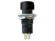 Trykkontakt - 1P OFF-ON 3A/125V, Sort