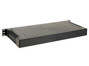 19" ABS plastkabinet - 1U til rackmont., Sort