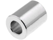 M5 afstandsstykke u. gevind - L18mm, Forniklet messing