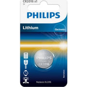 PHILIPS Lithium knapcellebatteri, CR2016, 1 stk.