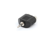 3,5mm stereo JACK han til 2 x RCA(Phono) hun