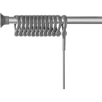 Erica2000 Forskydelig stang 70-170 cm, sølv - komplet
