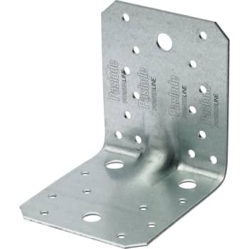 Vinkelbeslag V4 m/rib, 105 x 105 x 90 x 2,0 mm, FZB, 25 stk.