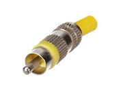 RCA(Phono) han - Nikkel, Gul