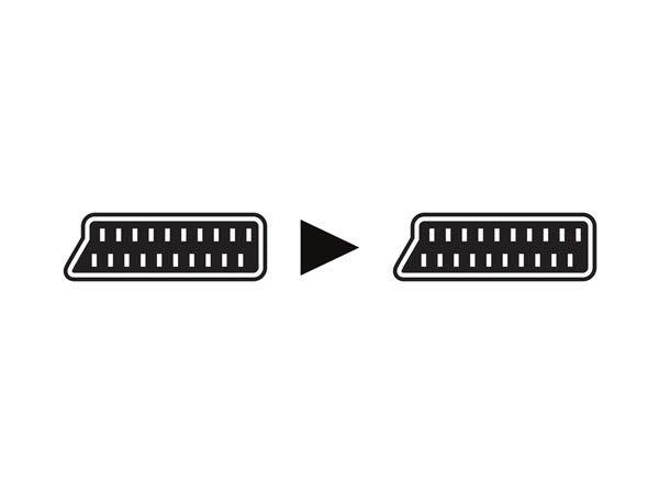 SCART kabel - SCART han til SCART han - Prof. (5m)