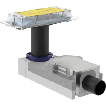 CleanLine underdel afg. ø50 mm med vandlås 50 mm