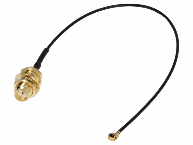 Antenne adapterkabel - SMA hun til IPEX, GPS/GSM (15cm)