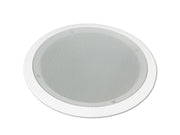 100V lofts-indbygningshøjttaler - 8" Rund 10W, Hvid (Ø235mm)
