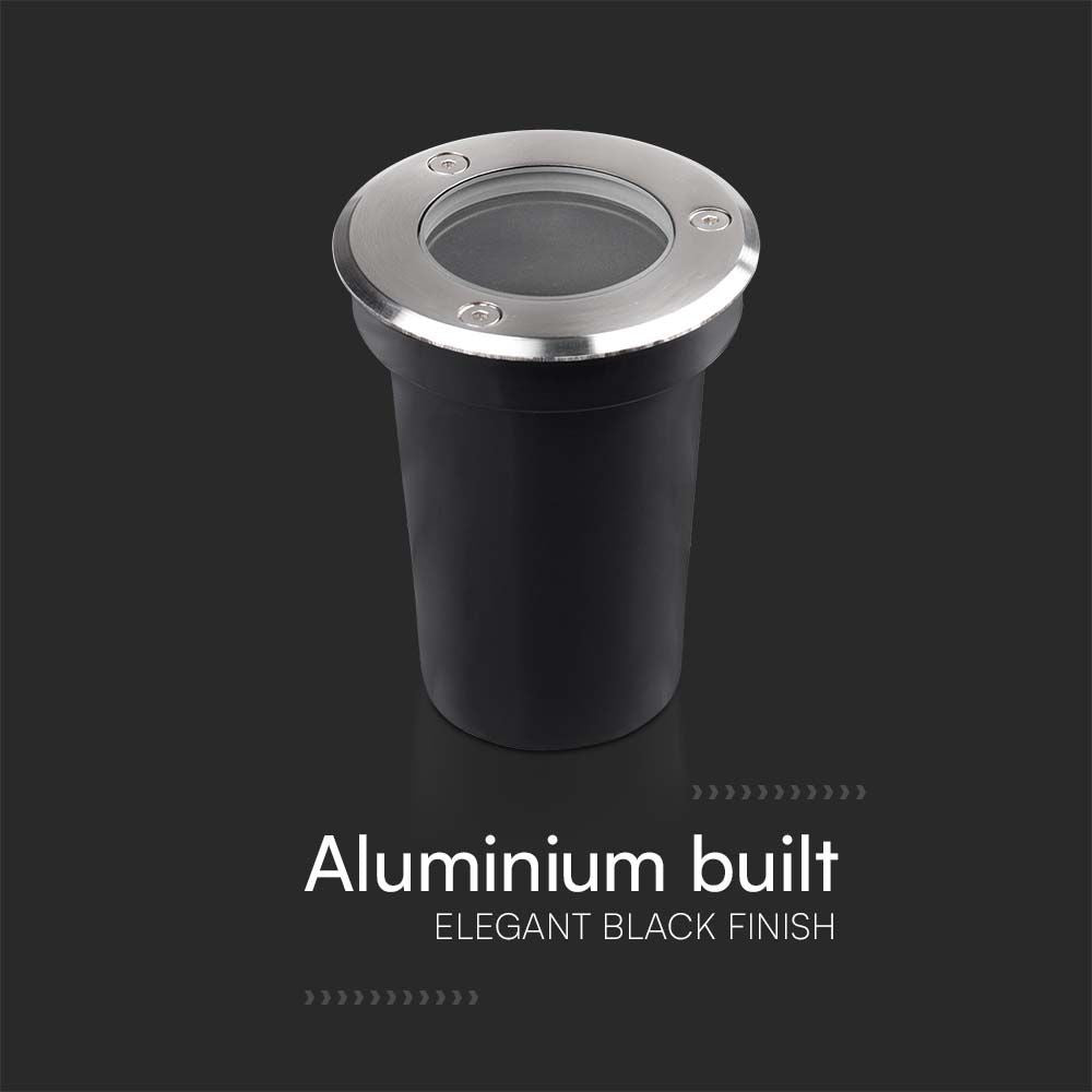 Mini nedgravningsspot GU10 lampe, rund, V-Tac Pro serie, 3 års producentgaranti, IP67