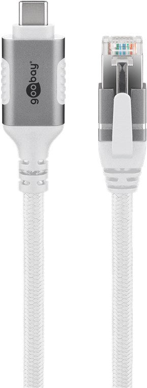 USB-C™ 3.1 til RJ45 netværkskabel, Hvid (5m)