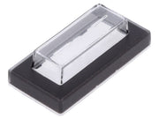Gummihætte til vippekontakt - Transparent (37x19,2mm)