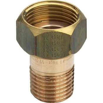 1.1/2" x 1.1/4" Forskruning med omløber Rødgods Silicium Bronze