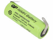 NiMH LR23 (A) batt. 1,2V 2100mAh m. loddeflige (Ø17x50mm)