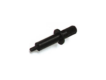 Spindel til lille trimmepotmeter - Ø4,9 x 25,5mm, Sort
