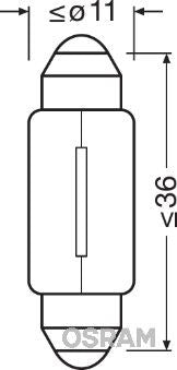 Osram Original nummerplade lyspære