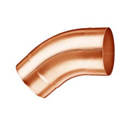 VMZINC bøjning 40° 87mm  t/rundt nedl kobber