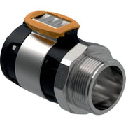 FLOWFIT overgang 63mmx2 np CrNiMo-stål sort