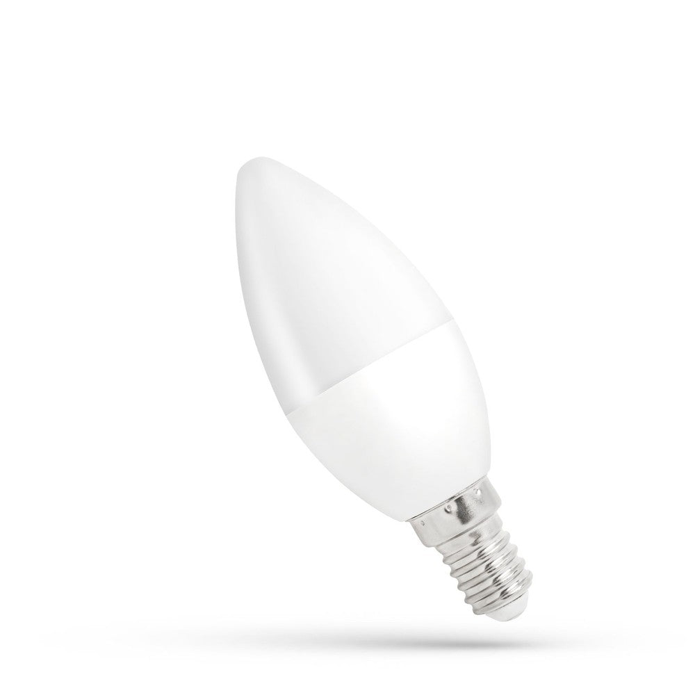 LED pære C37 E14 230V 1W med høj farvegengivelse (RA80) og 90 lumen.