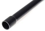 Plastrør stive Unite UV 750N 16 sort L=3M