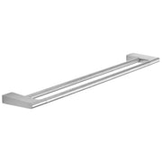 Håndklædestang, dobbelt, 610 mm, børstet stål