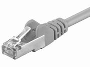 FTP netværkskabel - Skærmet CAT5e, 2xRJ45, GRÅ (7,5m)