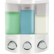 Hefe trio dispenser iii -  hvid