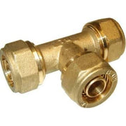Pex Tee 22 x 1/2" x 22 mm m/nip   VA/GDV