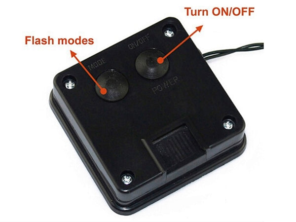 Udendørs solcelle LED lyskæde - 100 Grønne LEDs (12m)