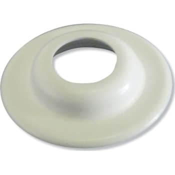 1/2" Plastbøsningskrave hvid