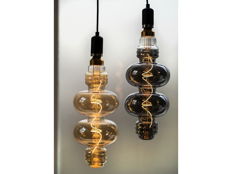 LED filament "Art-Deco" 240V / 4W, E27 (2200K) Sort, dæmpbar