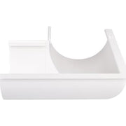 Plastmo 10" udvendig gering 90°, hvid