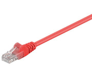 UTP netværkskabel - CAT6, 2xRJ45, Rød (3m)